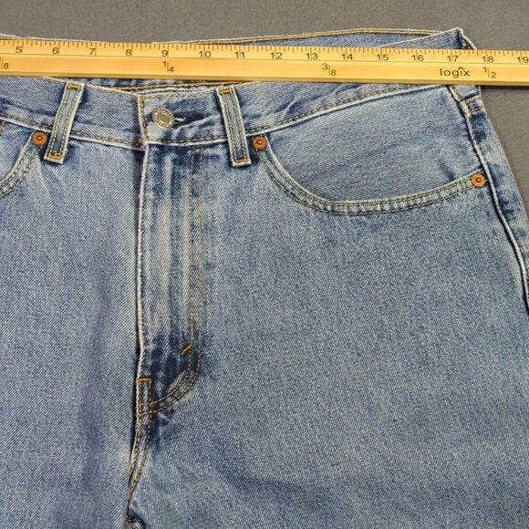 Levi's Jeans Men's 34x36 Fits 34x35 Blue 550 Relaxed Fit Tapered Leg Denim - Picture 8 of 13